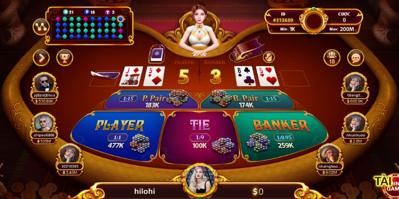 Cách chơi Baccarat cơ bản